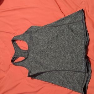 Gray workout tank